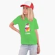 Детская футболка для девочек Лайк Единорог (Likee Unicorn) (25186-1037-42) 158-164 см Хлопок Зеленый - изображение 2