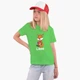 Дитяча футболка для дівчаток Лайк Лиса (Likee Fox) (25186-1033-42) 158-164 см Бавовна Зелений - зображення 2