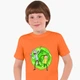 Детская футболка для мальчиков Рик и Морти (Rick and Morty) (25186-1240-49) 88-104 см Хлопок Оранжевый - изображение 1