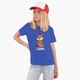Дитяча футболка для дівчаток Лайк Лиса (Likee Fox) (25186-1033-62) 122-128 см Бавовна Синій - зображення 2
