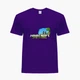 Детская футболка для мальчиков Майнкрафт (Minecraft) (25186-1170-20) 104-110 см Хлопок Фиолетовый - изображение 4