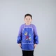 Фартук с нарукавниками детский для трудов, рисования, кухни - васильковый цвет (кляксы и краски), Світлана-К. - изображение 1