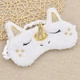 Маска для сну Silenta Плюш Єдиноріг-7 White/Gold (170250) - зображення 2