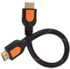 Кабель HDMI в оплетке 30см HDMI -> HDMI 1.4v 2К FULL HD 1080P короткий (625654073) Черный - изображение 3