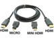 Кабель Hdmi 1.5 м (3 в 1) +2шт переходника в комплекте micro/mini hdmi (550724370) мультимедийный Черный - изображение 2