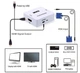 Конвертер адаптер з VGA на HDMI + аудіо 3.5мм 1080 VGA2HDMI перехідник монітор (516796846) Білий - зображення 3