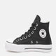 Женские кеды кожаные высокие Converse Chuck Taylor All Star Lift 561675C 36 (5.5) 22.5 см Black (888755795699) - изображение 3