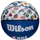 М'яч баскетбольний Wilson NBA ALL TEAM Outdoor Size 7 (WTB1301XBNBA) - зображення 2