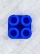 Силиконовая форма для льда Olin & Olin Ледяные рюмки Синяя - изображение 2