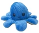 Іграшка м'яка восьминіг двосторонній антистрес OCTOPUS 7931 сіро-синя - зображення 3