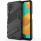 Захисний чохол з підставкою Deexe Bibercas для Samsung Galaxy M32 (M325) - Black - зображення 1