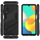 Захисний чохол з підставкою Deexe Bibercas для Samsung Galaxy M32 (M325) - Black - зображення 5