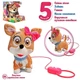 Інтерактивна розвиваюча іграшка Собачка Kikki 20см з пультом д/к на повідку музична на українській мові для дівчинки п'ять функцій 24х21х19см KL M4283IUA - зображення 1