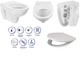 Инсталляция CERSANIT Aqua 02 Mech Set B206 + унитаз Delfi с сиденьем Soft Close полипропилен + панель смыва Presto хром - изображение 4