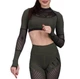 Топ с сеткой Totalfit T14 L Хаки (06399457) - зображення 1
