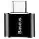​Переходник адаптер Baseus OTG USB A 2.0 to Type-C CATOTG-A01 black - изображение 2