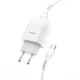 Зарядное устройство Hoco C72A Type-C 2.1A White - изображение 1