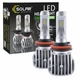 LED Автолампі SOLAR H9 12/24 V 6500 K 6000 Lm 50 W Cree Chip - зображення 1