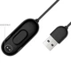 Кабель для зарядки Mi Band 4 USB ремешок зарядка браслет зарядный (660398045) Черный - изображение 4
