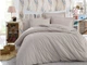 Постільна білизна Hobby Exclusive Sateen Diamond Stripe капучіно євро 8698499128965 - зображення 1