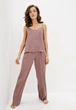 Пижама Forli Комплект шелковый с брюками Mokko XXL Розовый SH0048-92-79_XXL - изображение 1