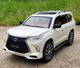 Металлическая машинка Lexus LX 570 масштаб 1:24 White - изображение 1