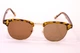 Окуляри Clubmaster леопардові 9904-2 - зображення 3