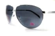 Очки бифокальные (защитные) Global Vision Aviator Bifocal (+2.0) (gray), черные бифокальные линзы в металлической оправе - изображение 5