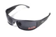 Очки спортивные защитные открытые Global Vision BAD-ASS-1 GunMetal серые - изображение 4