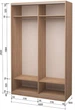 Шкаф-купе двухдверный Roko 160х242х60 см Зеркало Дуб Сонома (20200024000) - изображение 2