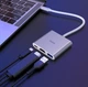 USB-хаб Hoco HB14 Type-C USB 3.0 / HDMI / PD (silver) - зображення 6