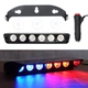 Страбоскоп світлодіодний 12V DRL 110*85мм 6LED (B-R) прикурювання + вимикач/на присосках "KING S9" - зображення 2