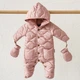 Сплошной комбинезон детский демисезонный MagBaby "Stitch" 56-62 см Пудровый - изображение 1