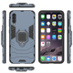 Чехол Ring case для Samsung Galaxy A30s (A307) бронированный бампер с кольцом темно-синий - изображение 3