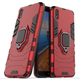 Чохол Ring case для Xiaomi Redmi 7A броньований бампер з кільцем червоний - зображення 1