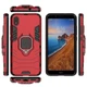 Чохол Ring case для Xiaomi Redmi 7A броньований бампер з кільцем червоний - зображення 3