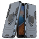 Чохол Ring case для Xiaomi Redmi 7A броньований бампер з кільцем темно-синій - зображення 1