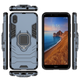 Чохол Ring case для Xiaomi Redmi 7A броньований бампер з кільцем темно-синій - зображення 4