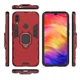 Чехол Ring case для Xiaomi Redmi Note 7 / Note 7 Pro / Global бронированный бампер с кольцом красный - изображение 3