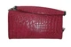 Сумка-клатч Croco Leather из кожи крокодила винная - изображение 2