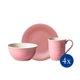 Набор столовой посуды Villeroy & Boch Color Loop Vivo на 4 персоны 12 предметов фарфор розовый - изображение 2