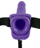 Вибрострапон Fetish Fantasy Series 7 Inch Vibrating Hollow Strap-On with Balls цвет фиолетовый (18654017000000000) - изображение 3
