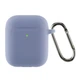Чехол ArmorStandart TPU Ultrathin With Hook для кейса наушников Apple AirPods 2 Lavender/Grey (ARM59684) - изображение 1