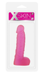 Фаллоимитатор Dreamtoys XSkin 6 PVC dong Transparent Pink, 13 см цвет розовый (12633016000000000) - изображение 2