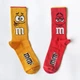 Подарунковий набір жіночий. Футболка червона з принтом "M&M's", шкарпетки з принтом "M&M's" Maybel S Box 5010 (1380_1) - зображення 4