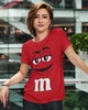 Подарунковий набір жіночий. Футболка червона з принтом "M&M's", шкарпетки з принтом "M&M's" Maybel S Box 5010 (1380_1) - зображення 5