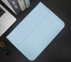 Чехол конверт для ноутбука или планшета из Эко-кожи DDC для Macbook Air Pro 13"-14" Голубой (DDC209) - изображение 5