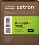 Картридж Patron Green Label HP LJ CB436A/Canon 713 for LJ P1505/M1120/LBP3250 (PN-36A/713GL) - изображение 3