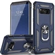 Чехол Shield для Samsung Galaxy S8 / G950 Бампер противоударный с кольцом Dark-Blue - изображение 1