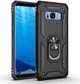 Чехол Shield для Samsung Galaxy S8 / G950 Бампер противоударный с кольцом Black - изображение 4